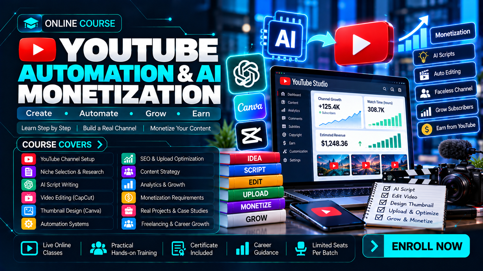 YOUTUBE AUTOMATION & Ai MONETIZATION