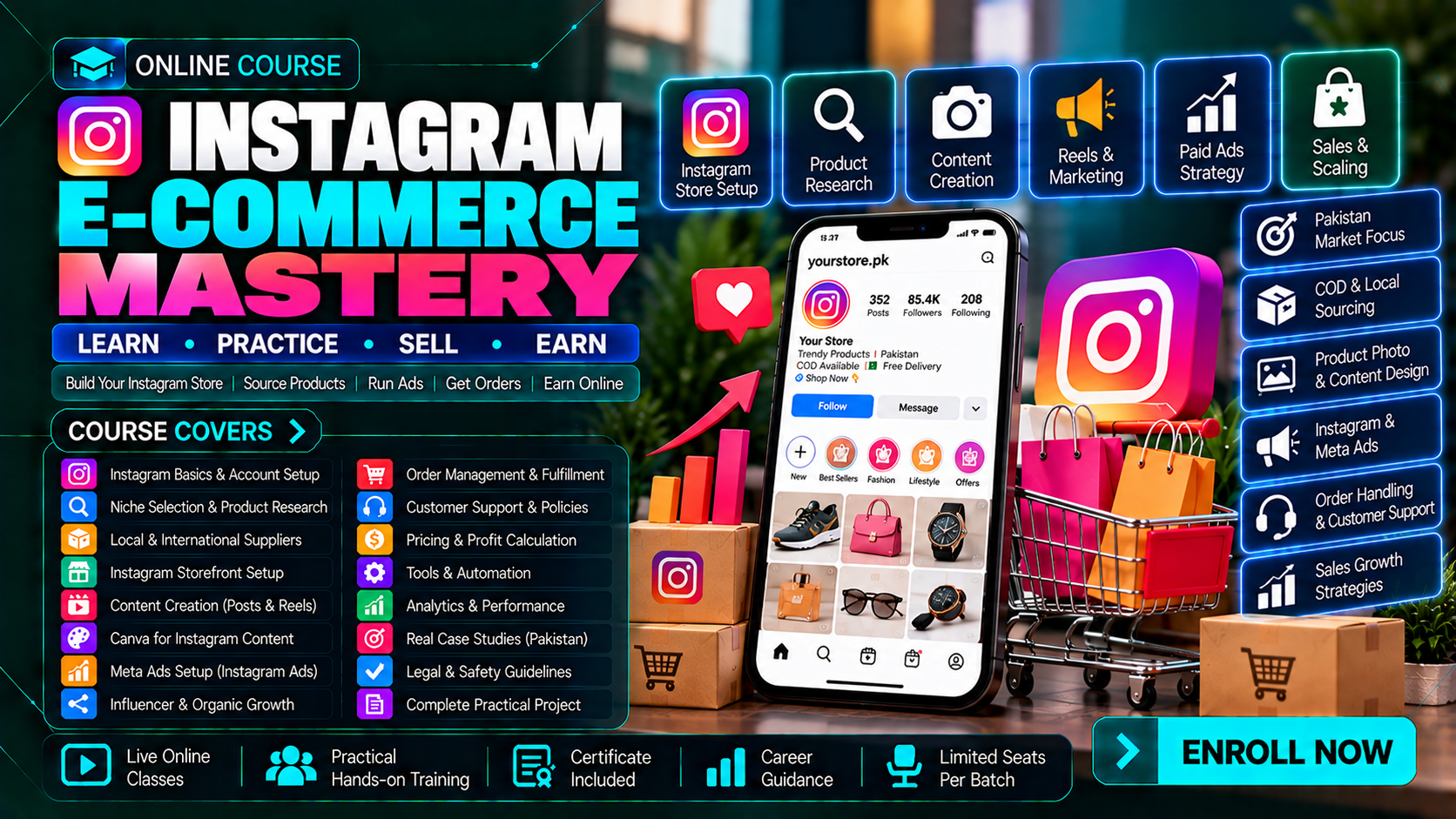 Instagram E-Commerce Mastery