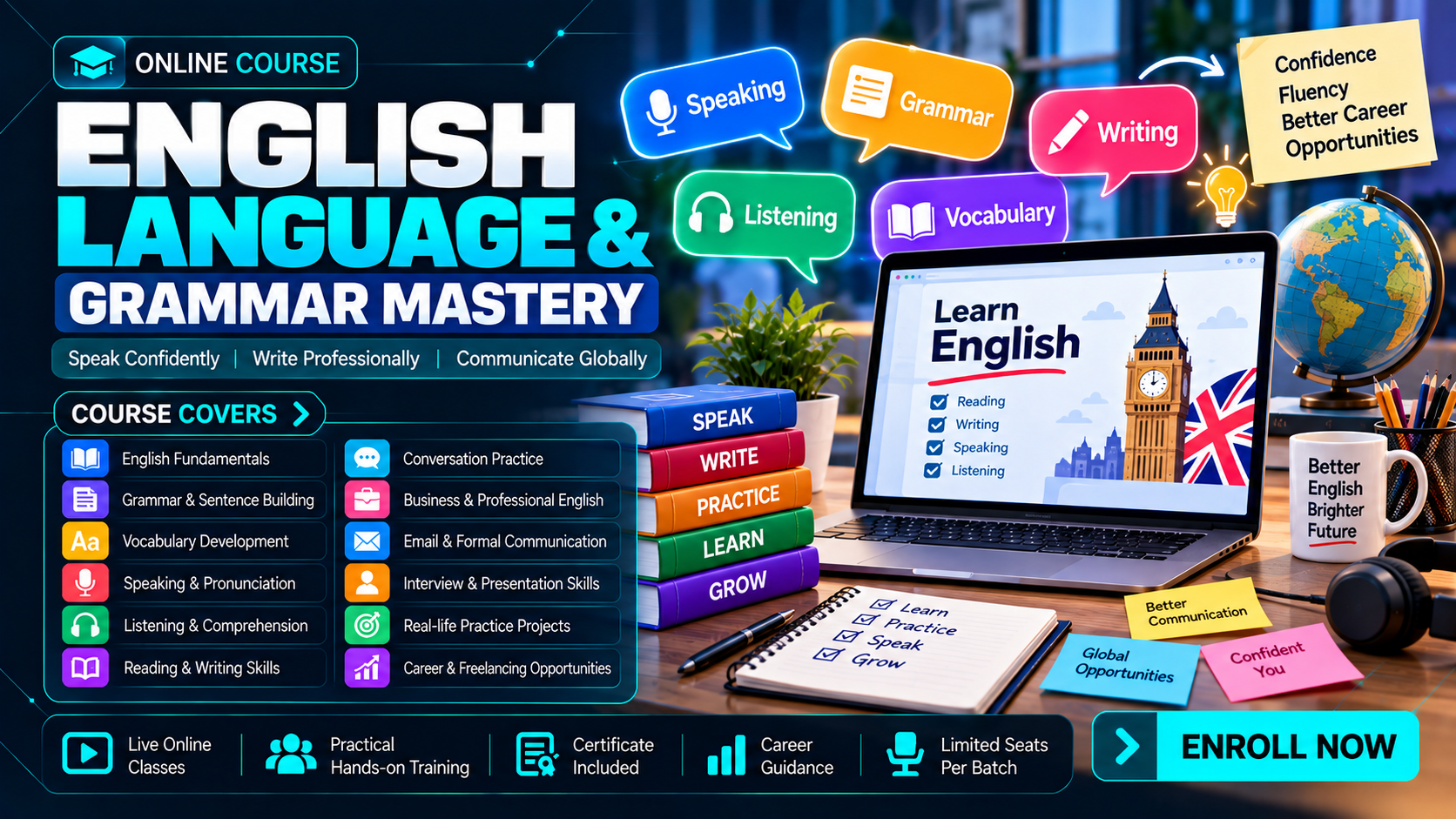 ENGLISH LANGUAGE & GRAMMAR MASTERY