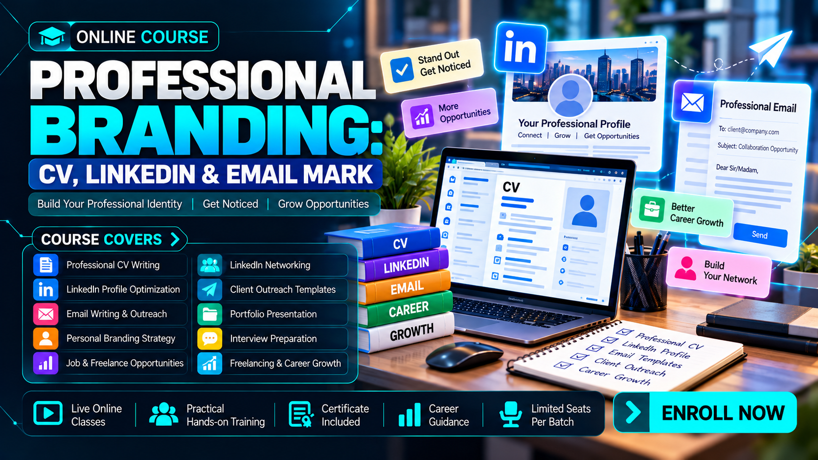 PROFESSIONAL BRANDING: CV, LINKEDIN & EMAIL MARK