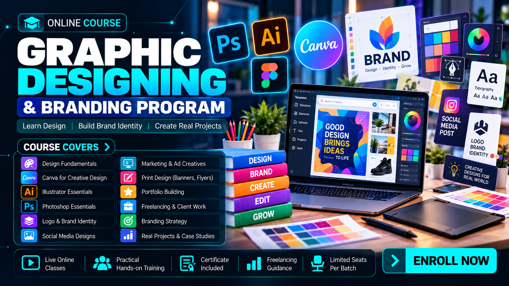 GRAPHIC DESIGNING & BRANDING PROGRAM